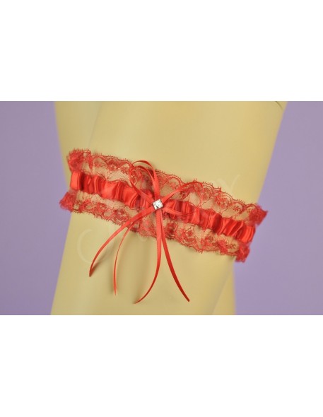 Barcelona garter red, Julimex pw-24