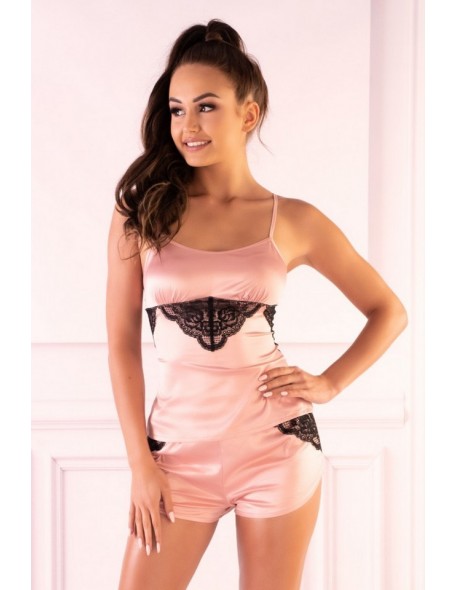 Miraaze set satin t-shirt + shorts pink, Livia Corsetti lc 90567