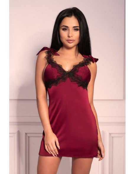 Lucami t-shirt night satin with thongs, Livia Corsetti lc 90563